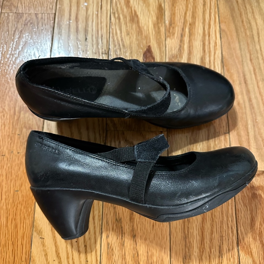 Merrell Mary Jane heels, women’s 9.5, VGUC